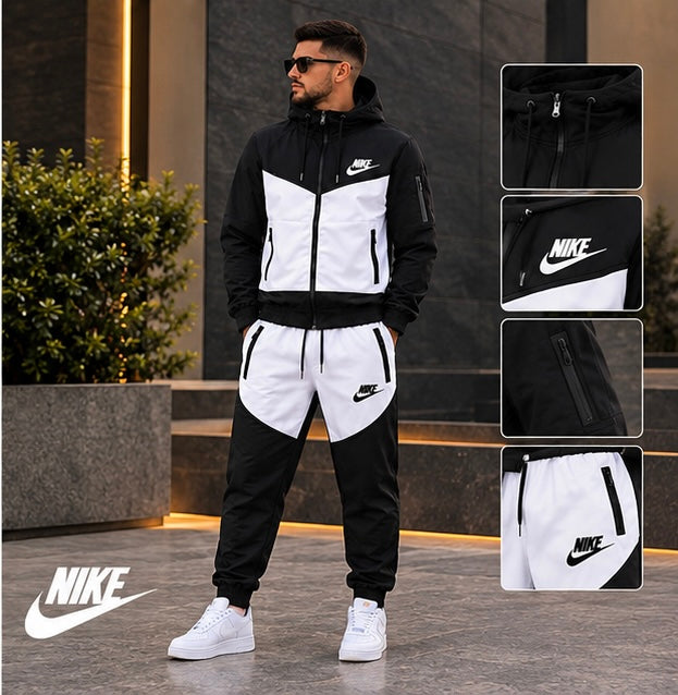 Nike Tech Fleece Negro y Blanco