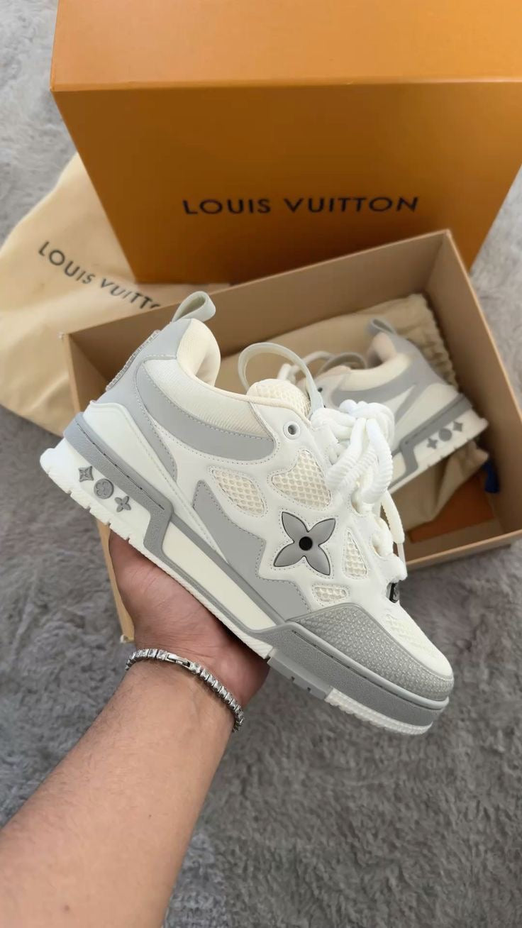 LV Skate Blanco y Gris