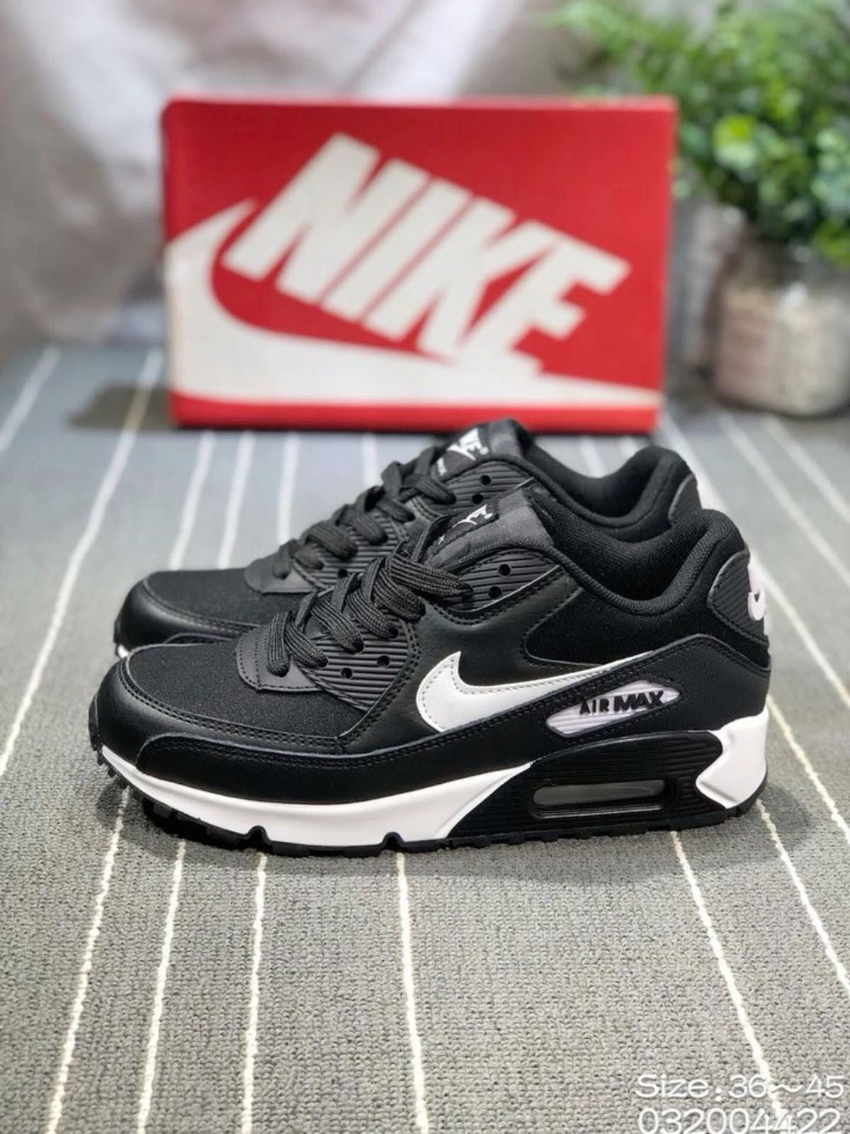 Air Max 90 Negro Y Blanco