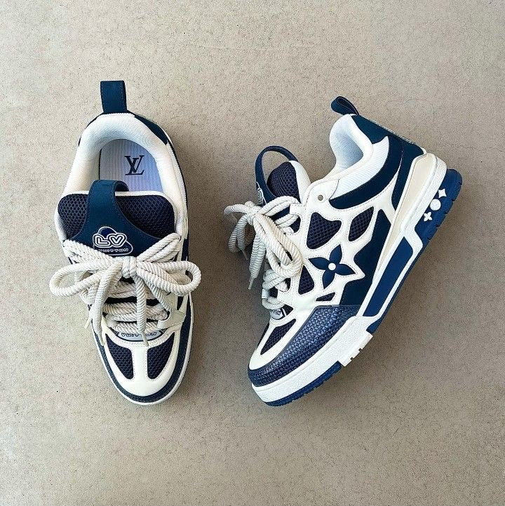 Louis Vuitton Skate azul y blanco