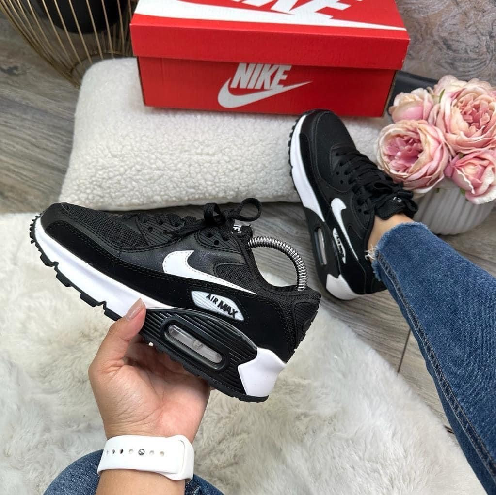 Air Max 90 Negro Y Blanco