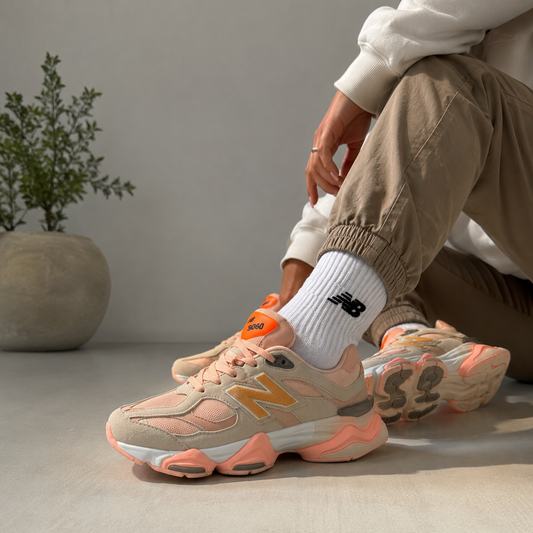New balance 9069 bege Y rosa