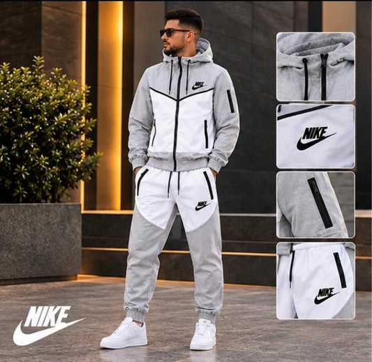 Chandal Nike Tech Gris y Blanco