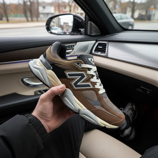 New balance 9060 Castanho y Negro