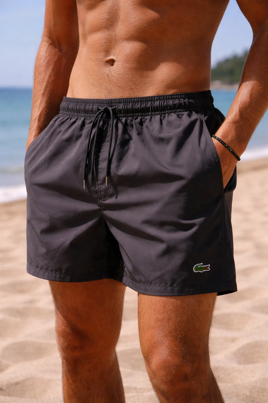 Conjunto de playa L@coste Negro